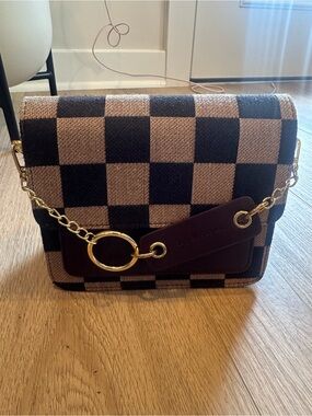 Checkered Canvas Bag